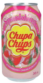 Chupa Chups Sparkling Strawberry & Cream 345ml